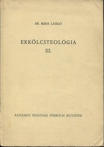Erklcsteolgia III.