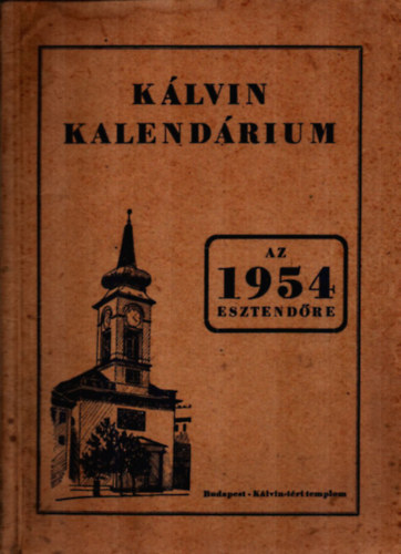 Klvin kalendrium 1954