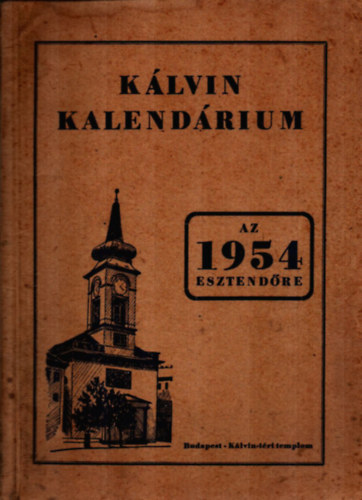 Klvin kalendrium 1954