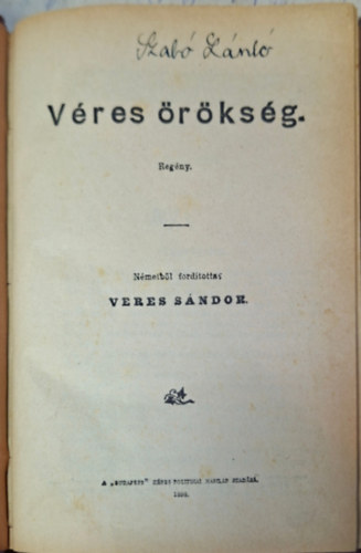 V�res �r�ks�g - reg�ny - 1898.