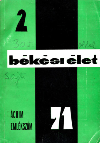 Bksi let 2. 1971 chim emlkszm