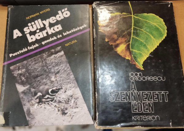 2 db termszetvdelem: A sllyed brka (Pusztul fajok - gondok s lehetsgek) + A szennyezett den