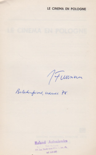 Le cinema en pologne (Al��rt p�ld�ny)