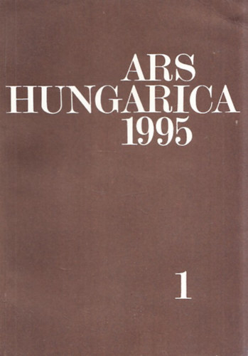 Ars Hungarica 1995/1.