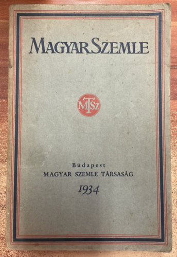 Magyar Szemle 1934 gyjtktet