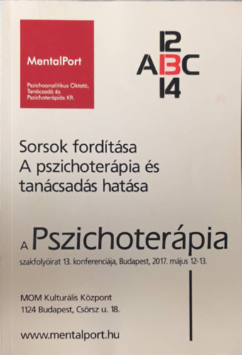 A pszichoterpia szakfolyirat 13. konferencija