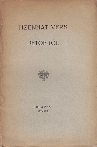 Tizenhat vers Pet�fit�l