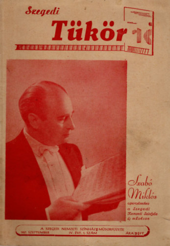 Szegedi T�k�r 1957. IV. �vfolyam 1. sz�m