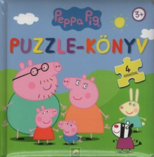 Peppa Malac: Puzzle-knyv - 4 kirakval