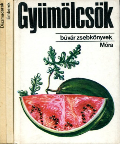 3 db Bvr zsebknyv (Gymlcsk - Dszmadarak - Emberek)