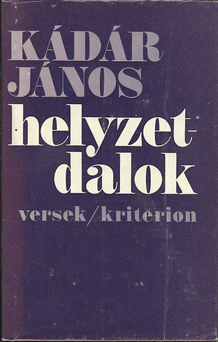 Helyzetdalok