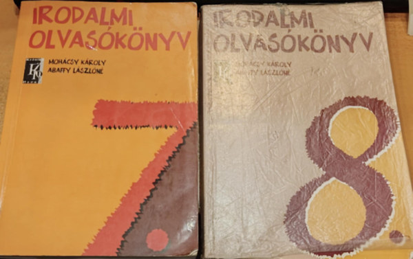 2 db Irodalmi olvasknyv 7. vfolyam + 8. vfolyam