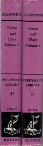 Robert Browning - Poems and Plays I-II. ( Versek �s sz�ndarabok I-II. )