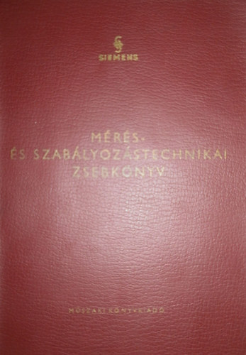 M�r�s- �s szab�lyoz�stechnikai zsebk�nyv