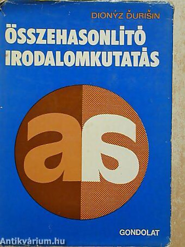 Dionyz Durisin - �sszehasonl�t� irodalomkutat�s