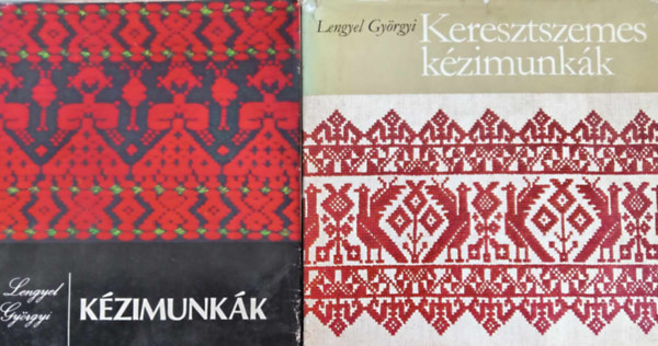 Keresztszemes k�zimunk�k (228 h�mz�sminta) + K�zimunk�k (�j technik�k - �j megold�sok) - 2m�