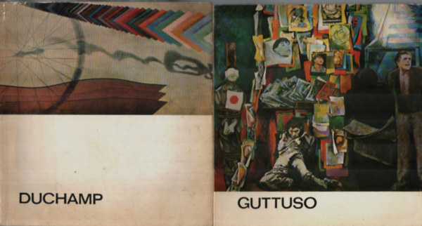 2 db Mvszet kisknyvtra egytt: Guttuso, Duchamp.