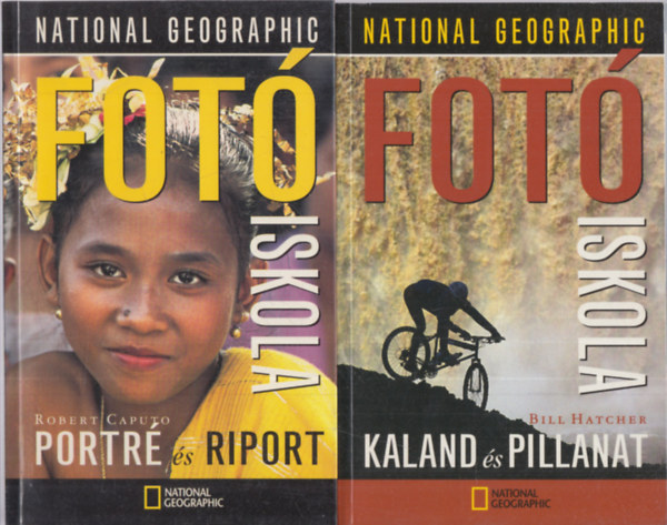 2 db. National Geographic Fotiskola: Portr s riport + Kaland s pillanat