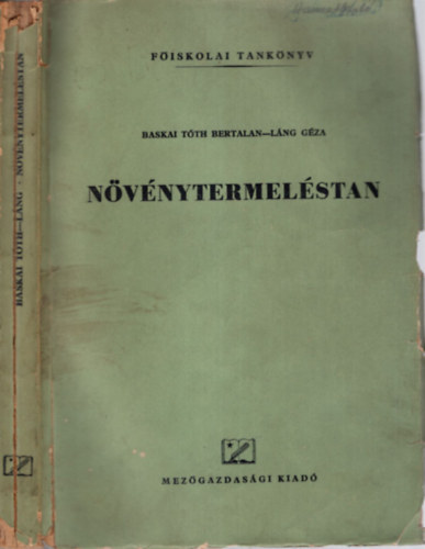 Baskai T�th Bertalan-L�ng G�za - N�v�nytermel�stan