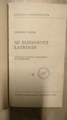 Az elhagyott latrinn