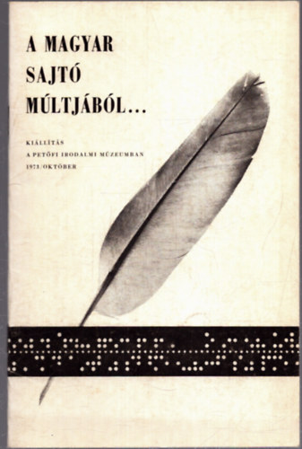 A magyar sajt mltjbl...