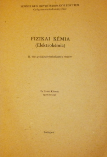 Fizikai kmia (Elektrokmia)