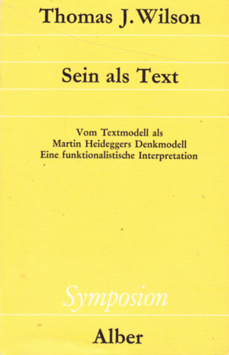 Sein als Text