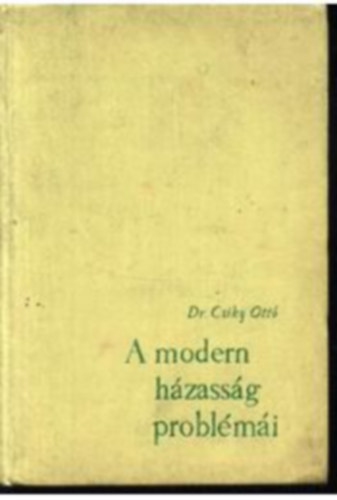 A modern hzassg problmi