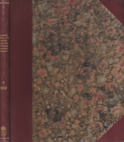 Economic Bulletin of the Central Corporation of Banking Companies (P�nzint�zeti K�zpont, Budapest)