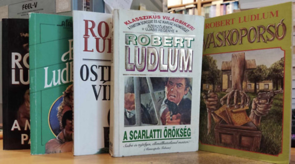 5 db Robert Ludlum: A Matlock paprok + A Scarlatti rksg + Az Osterman vkend + Nimrd maffia + Vaskopors