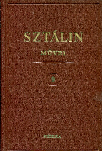 Sztlin mvei 9.I.V. Sztlin mvei 1926 december-1927 jlius