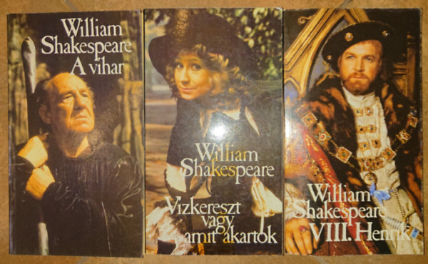 3 drma Shakespeare-tl: A vihar, Vzkereszt vagy amit akartok, VIII. Henrik