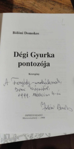 D�gi Gyurka pontoz�ja