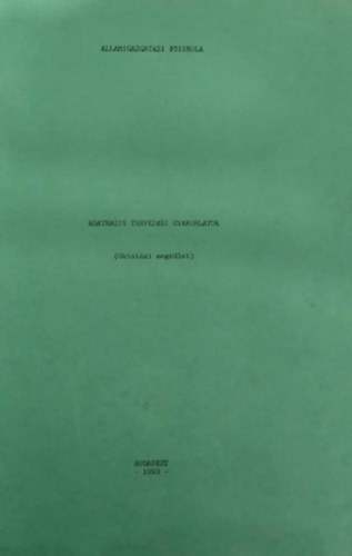 Adatbzis tervezsi gyakorlatok (Oktatsi segdlet)