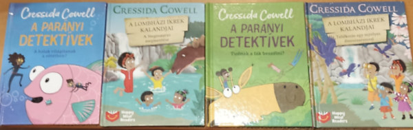 4 db A Parnyi detektvek / A Lombhzi ikrek kalandjai: A halak vilgtanak a sttben? + Tudnak a fk beszlni? + A Stegosaurus megmentse + Tallkozs egy rejtlyes dinoszaurusszal