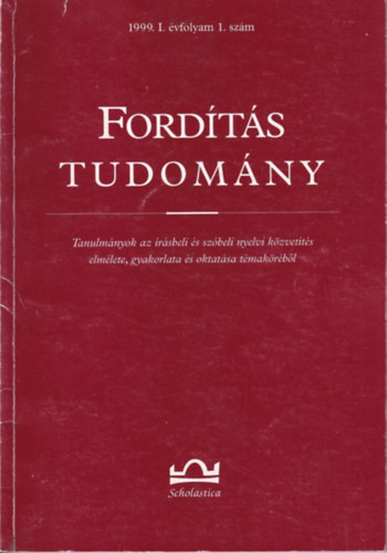 Fordts Tudomny - 1999. I. vfolyam 1. szm