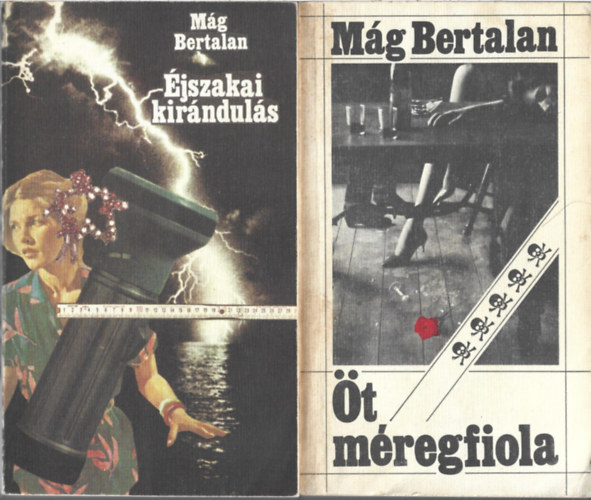 2 db knyv, jszakai kirnduls, t mregfiola