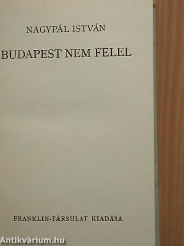 Budapest nem felel
