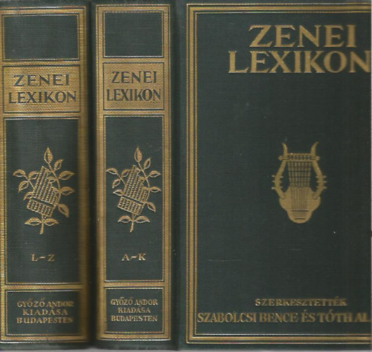 Szabolcsi Bence-Tth Aladr - Zenei lexikon I-II.