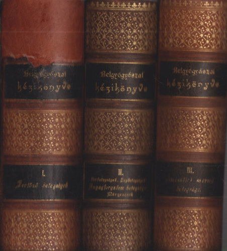 A belgy�gy�szat k�zik�nyve I-VI. (teljes sorozat)