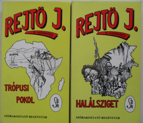 2 db Rejt� J. ( Tr�pusi pokol + Hal�lsziget )