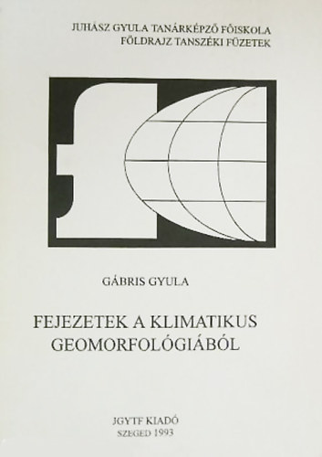 Fejezetek a klimatikus geomorfolgibl