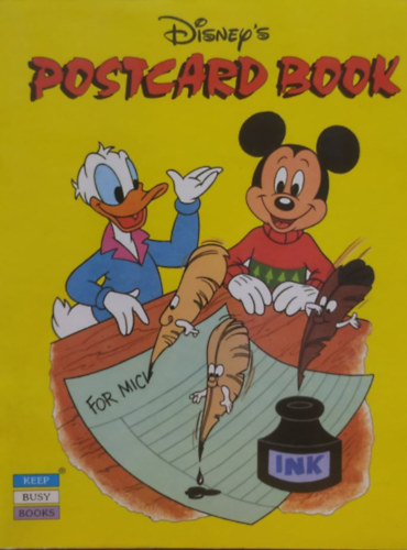 Disney's Postcard Book - No. WD- 17 Post Card Books
