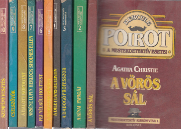 Mesterdetekt�v kisk�nyvt�r 1-10. (A v�r�s s�l + A k�nai papag�j + A dadog� professzor + A dilett�ns detekt�v + A mandarin b�n�gy + Fej n�lk�li holttest + Arss�ne Lupin Herlock Sholmes ellen + A halott kopogtat + Cselsz�v�k + Szemf�