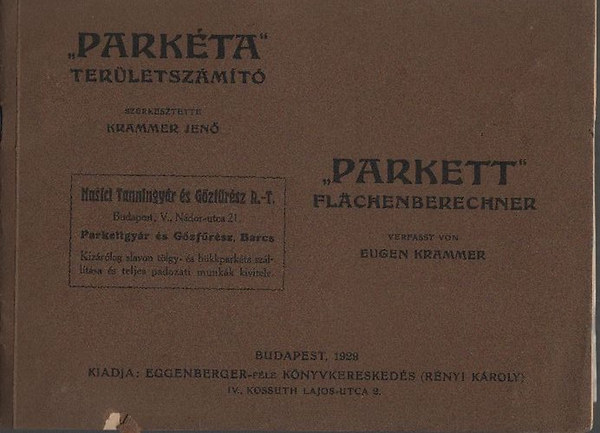 "Park�ta" ter�letsz�m�t� (magyar-n�met)