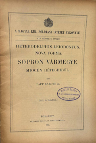 Sopron vrmegye miocn rtegeibl