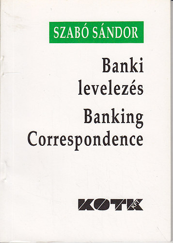 Banki levelezs - Banking Corrspondance