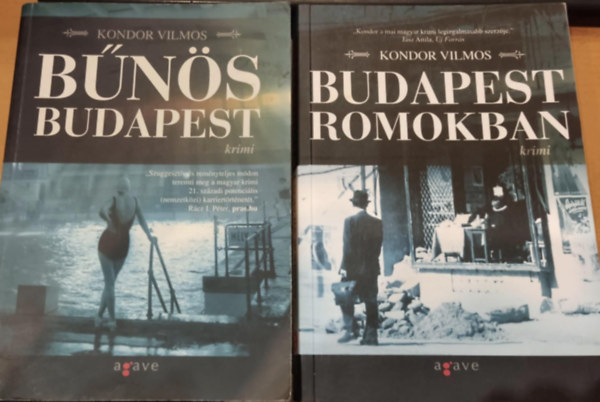 2 db Budapest krimi: Bns Budapest + Budapest romokban