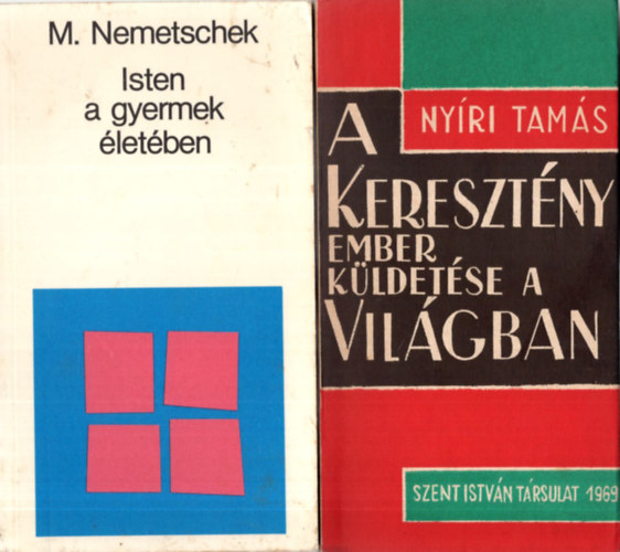 4 db Vallsi knyv ( egytt ) 1. A keresztny ember kldetse a vilgban, 2. Isten a gyermek letben, 3. Szerettem egy lny- Bizalmas levelezs, 4. Fklya az Isten kezben