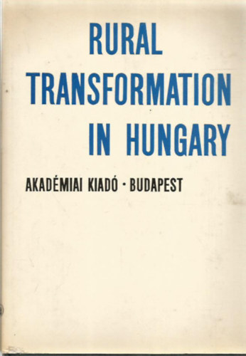 Rural transformation in hungary (angol)